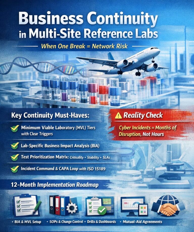 Business Continuity for Multi‑Site Reference Medical Laboratories
